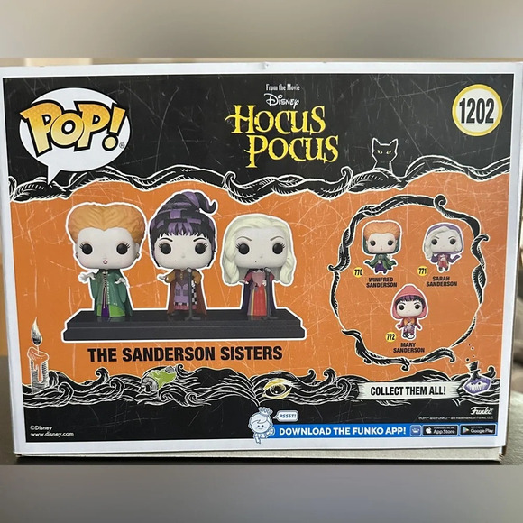 The Sanderson Sisters Hocus Pocus Funko Pop with Dani with Binx and Billy NIB - Picture 5 of 12